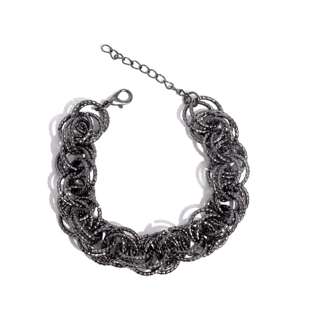 Gunmetal Black “Audible Shimmer” Bracelet